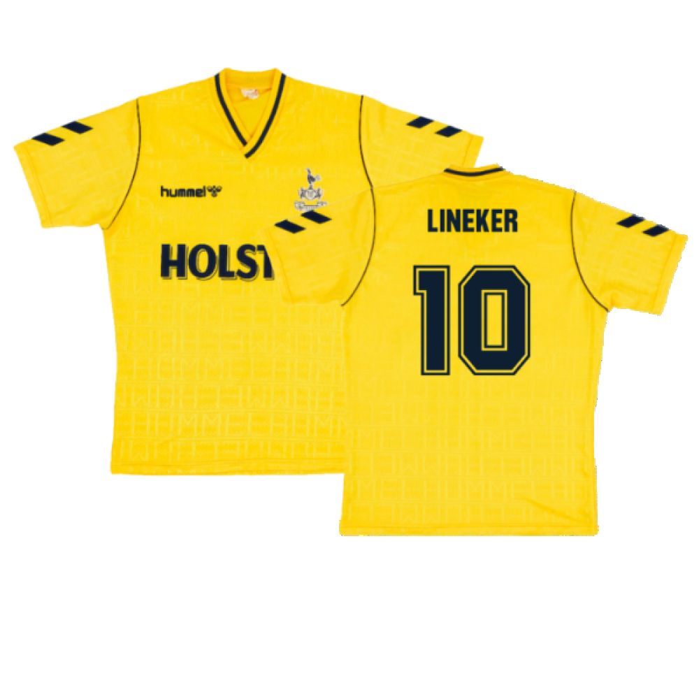 1988 Tottenham Away Hummel Retro Shirt (Lineker 10)