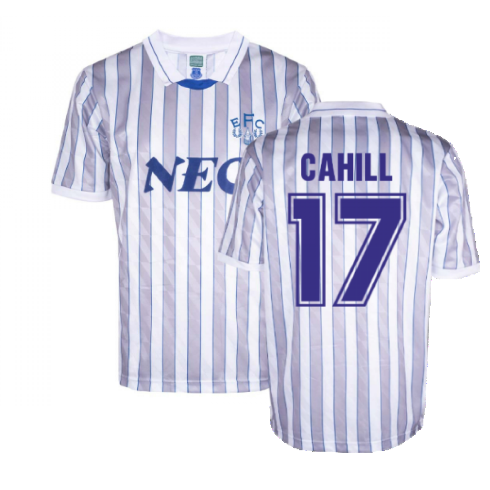 1990 Everton Third Retro Shirt (CAHILL 17)