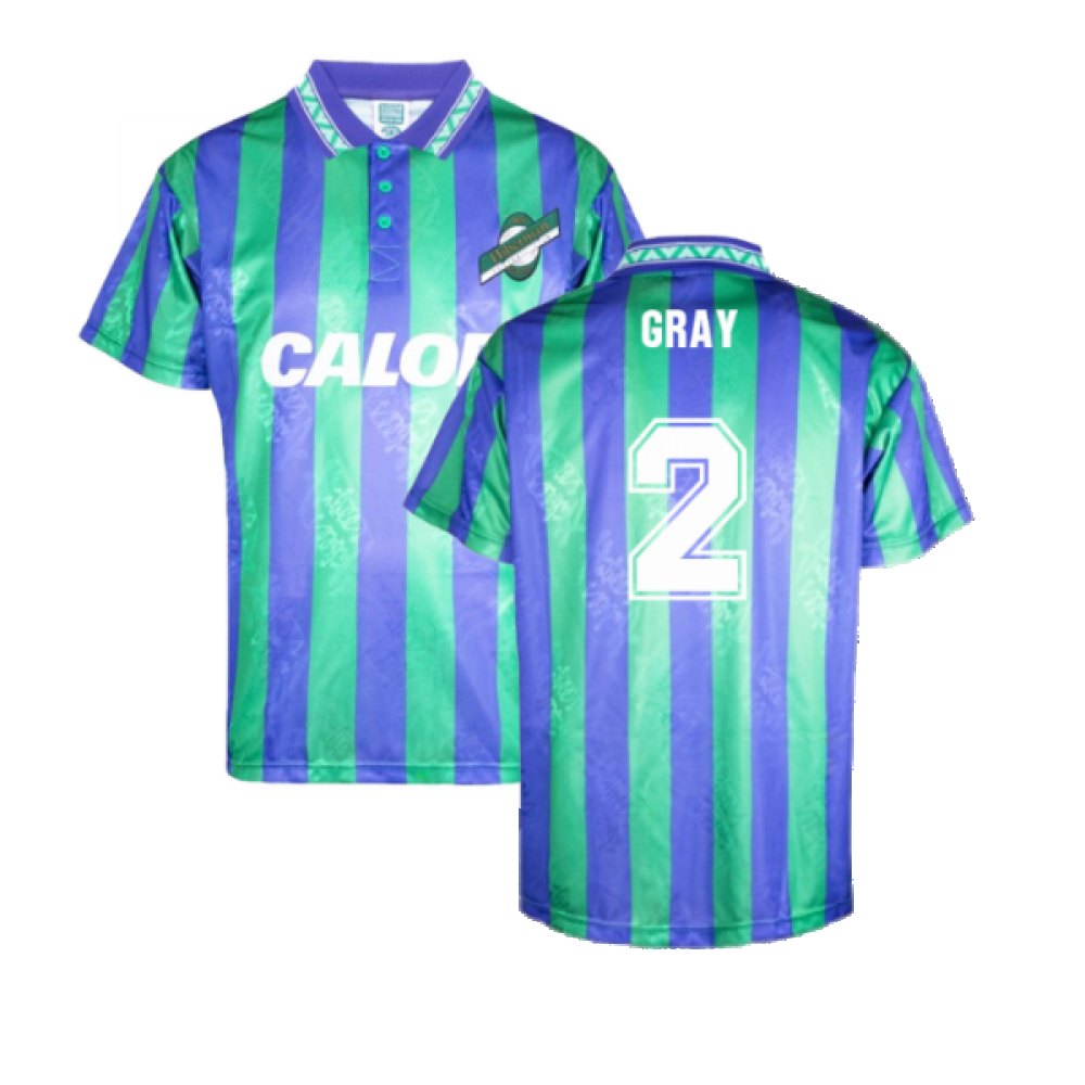 1994 Hibernian Away Retro Shirt (Gray 2)