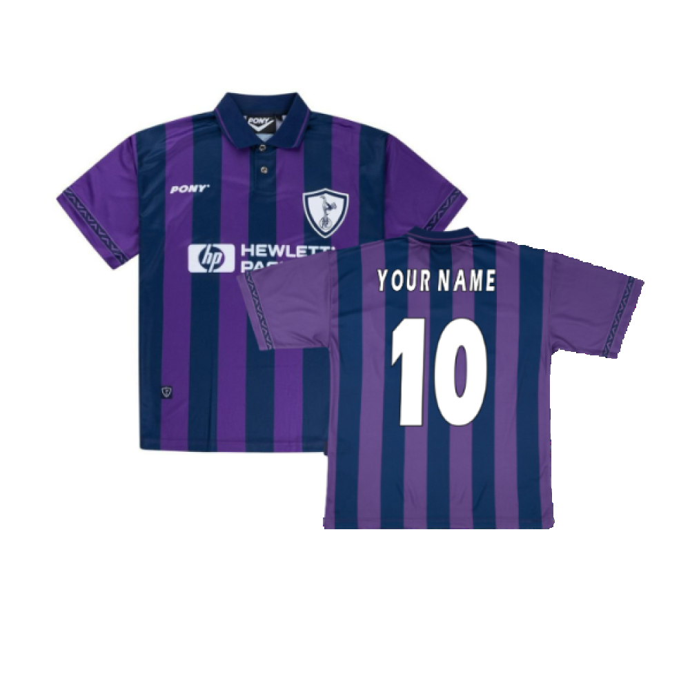 1995-1996 Tottenham Away Pony Retro Shirt (Your Name)