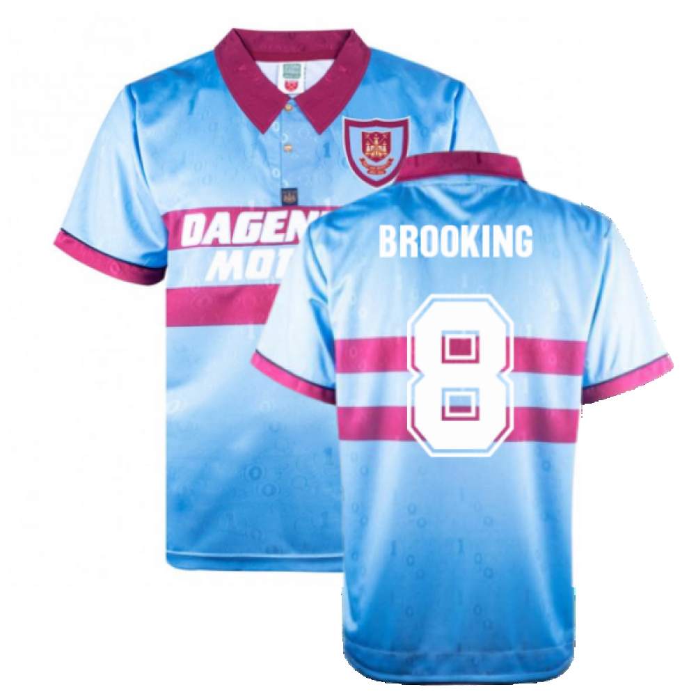 1995-1996 West Ham Away Retro Shirt (BROOKING 8)