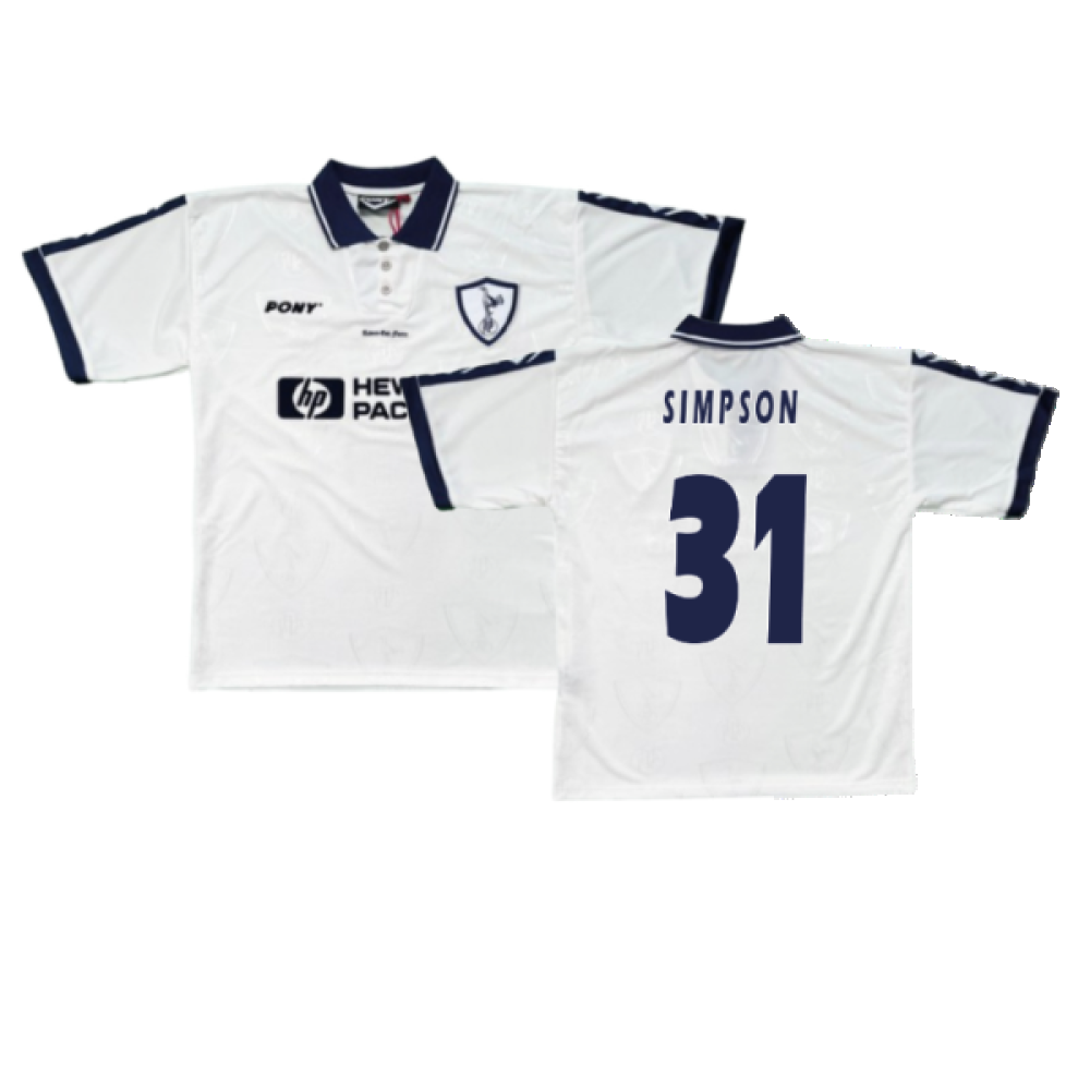 1995-1997 Tottenham Home Pony Shirt (Simpson 31)