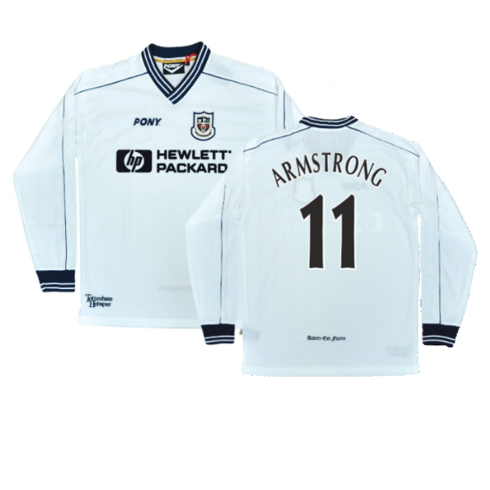 1997-1999 Tottenham Home LS Pony Retro Shirt (Armstrong 11)