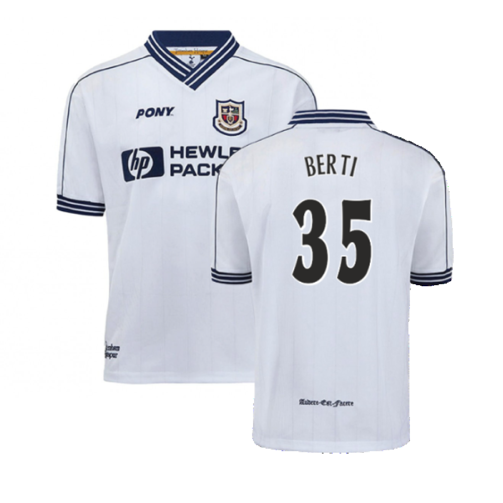 1997-1999 Tottenham Home Pony Retro Shirt (Berti 35)