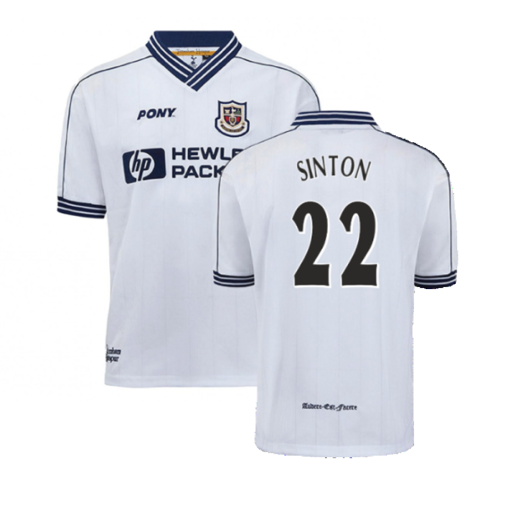 1997-1999 Tottenham Home Pony Retro Shirt (Sinton 22)