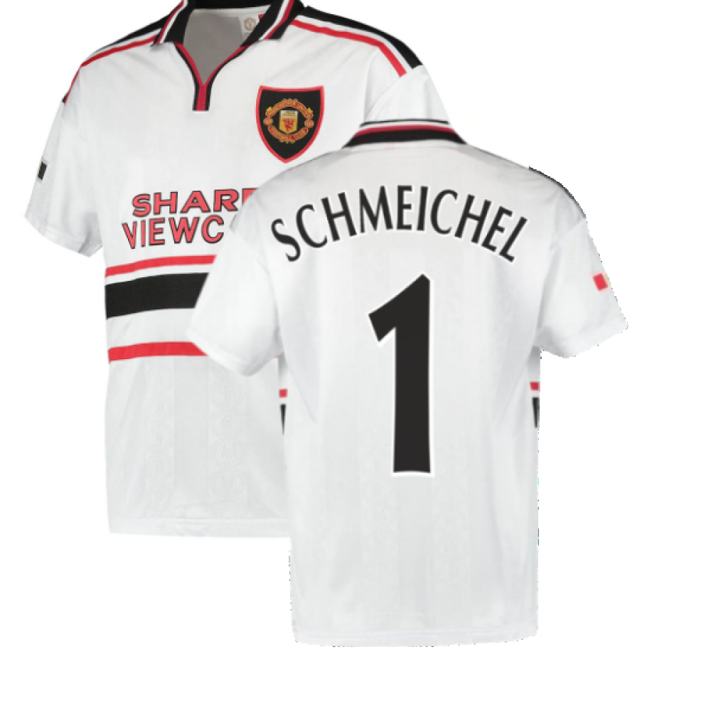 1999 Manchester United Away Football Shirt (SCHMEICHEL 1)