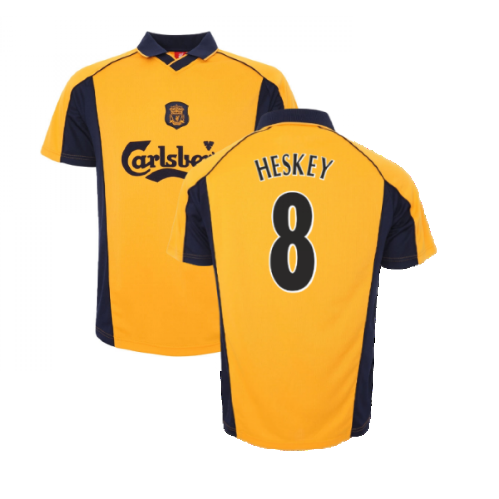 2000-2001 Liverpool Away Retro Shirt (Heskey 8)