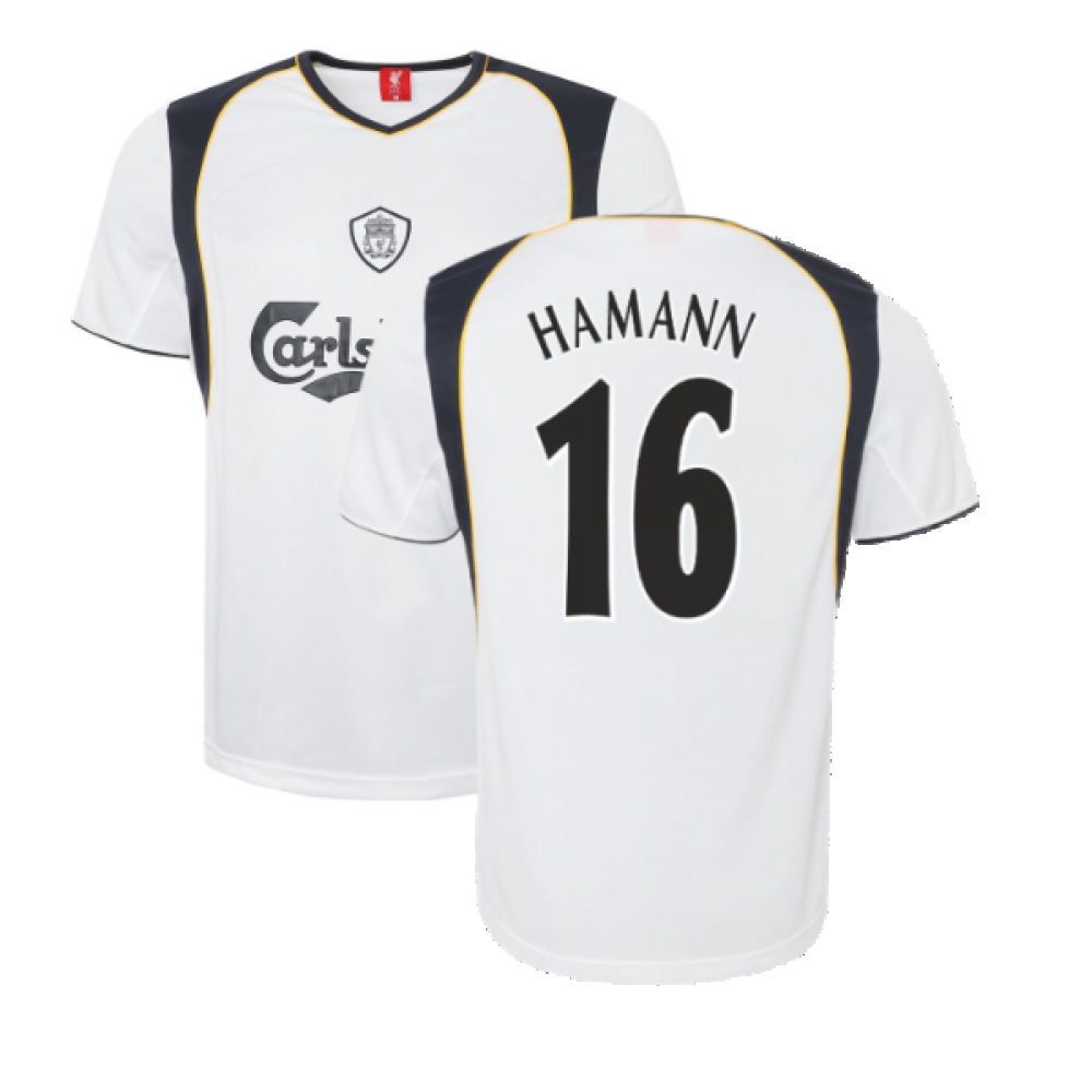 2001-2002 Liverpool Away Retro Shirt (HAMANN 16)