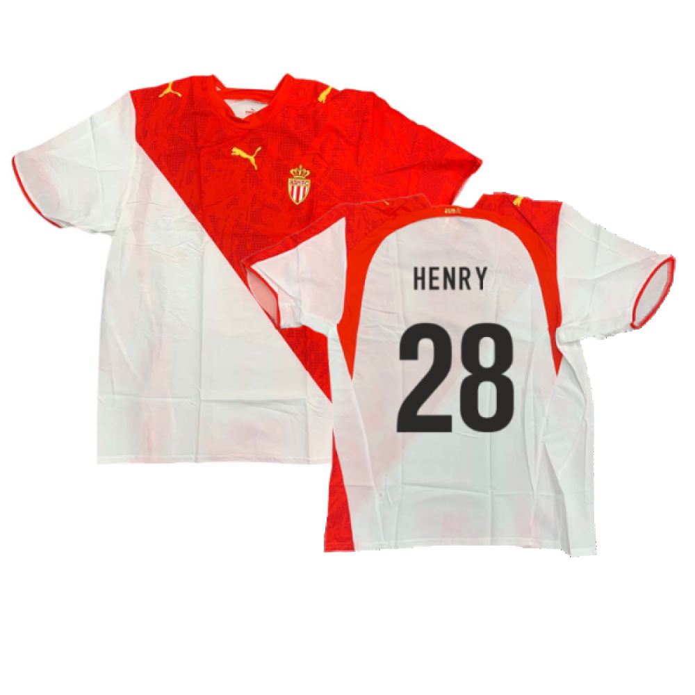 2006-2007 Monaco Home Shirt (HENRY 28)