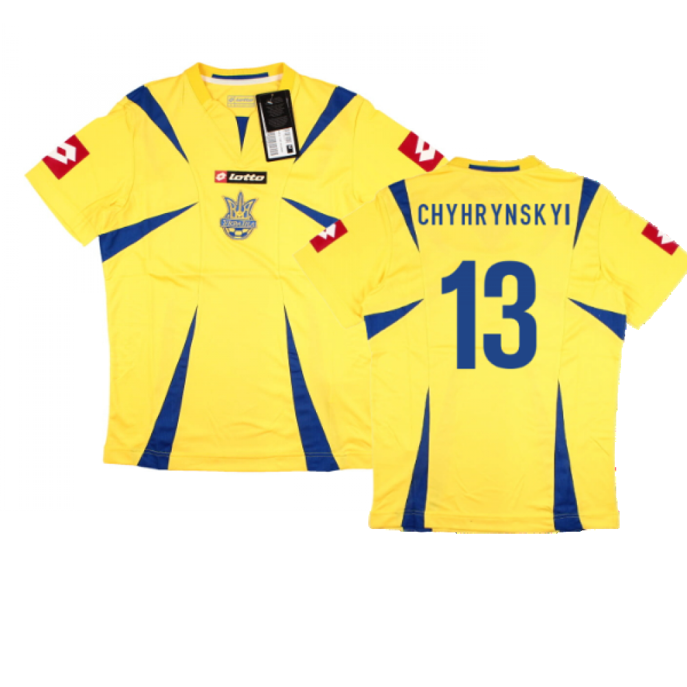 2006-2007 Ukraine Home Shirt (Chyhrynskyi 13)