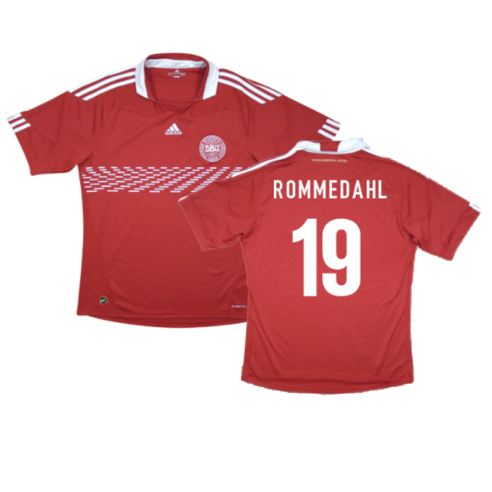 2010-2011 Denmark Home Shirt (Rommedahl 19)