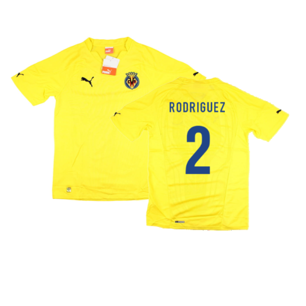 2010-2011 Villarreal Home Shirt (Rodriguez 2)