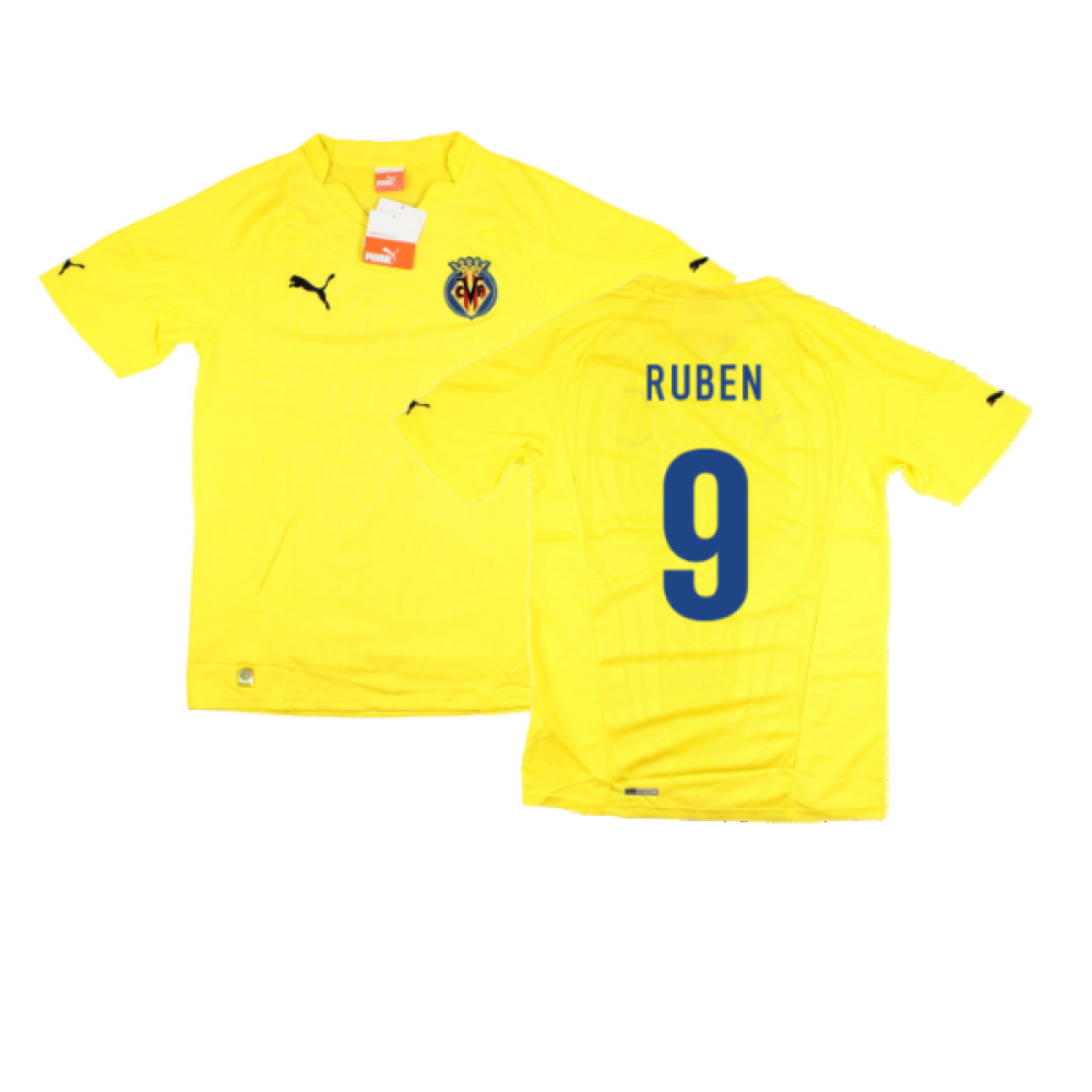 2010-2011 Villarreal Home Shirt (Ruben 9)