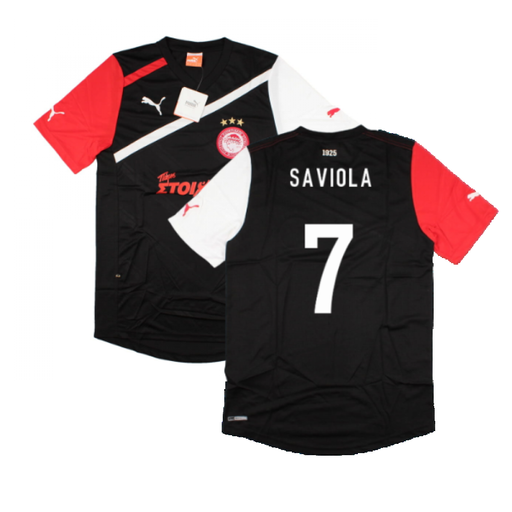 2011-2012 Olympiakos Away Shirt (Saviola 7)