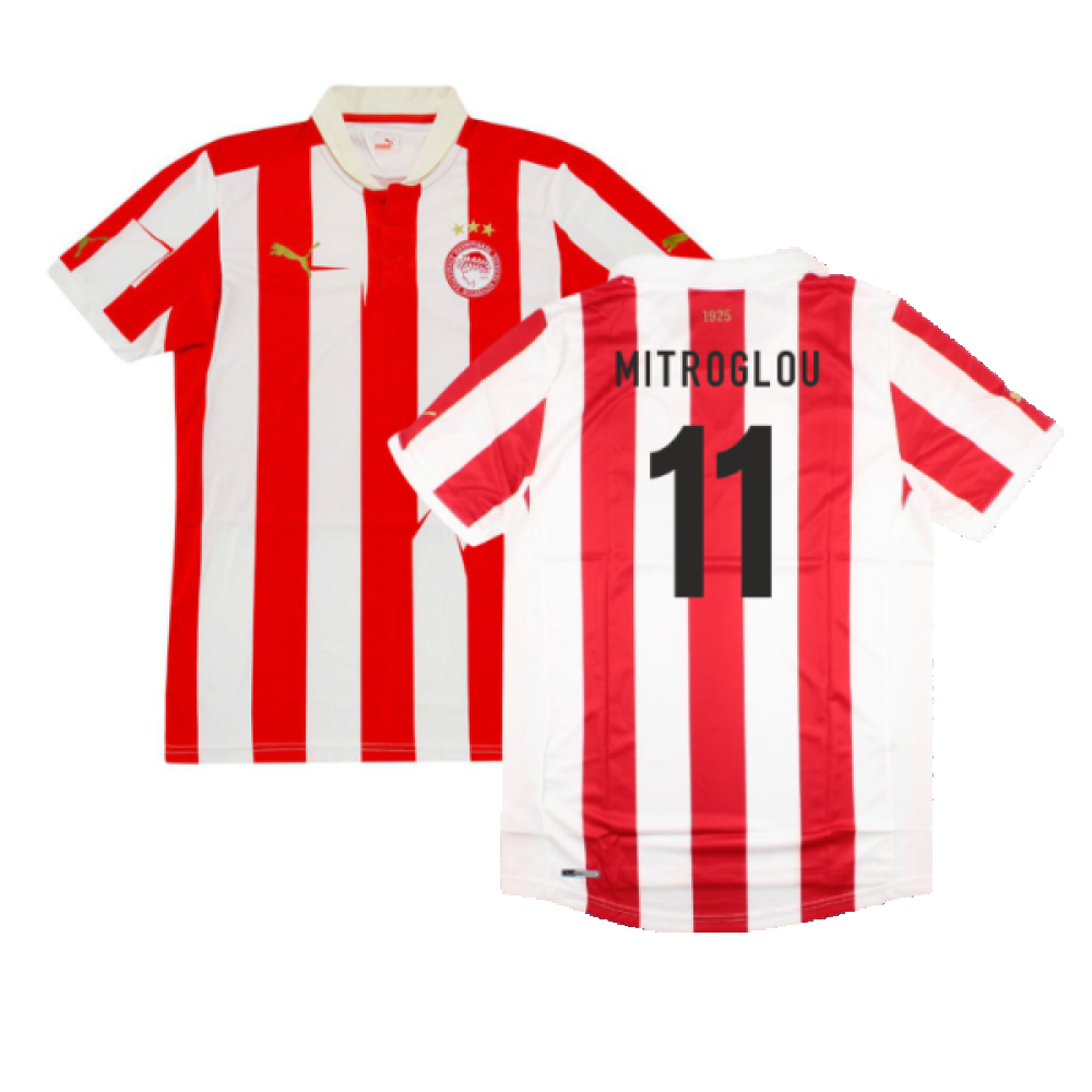 2012-2013 Olympiakos Home Shirt (Mitroglou 11)