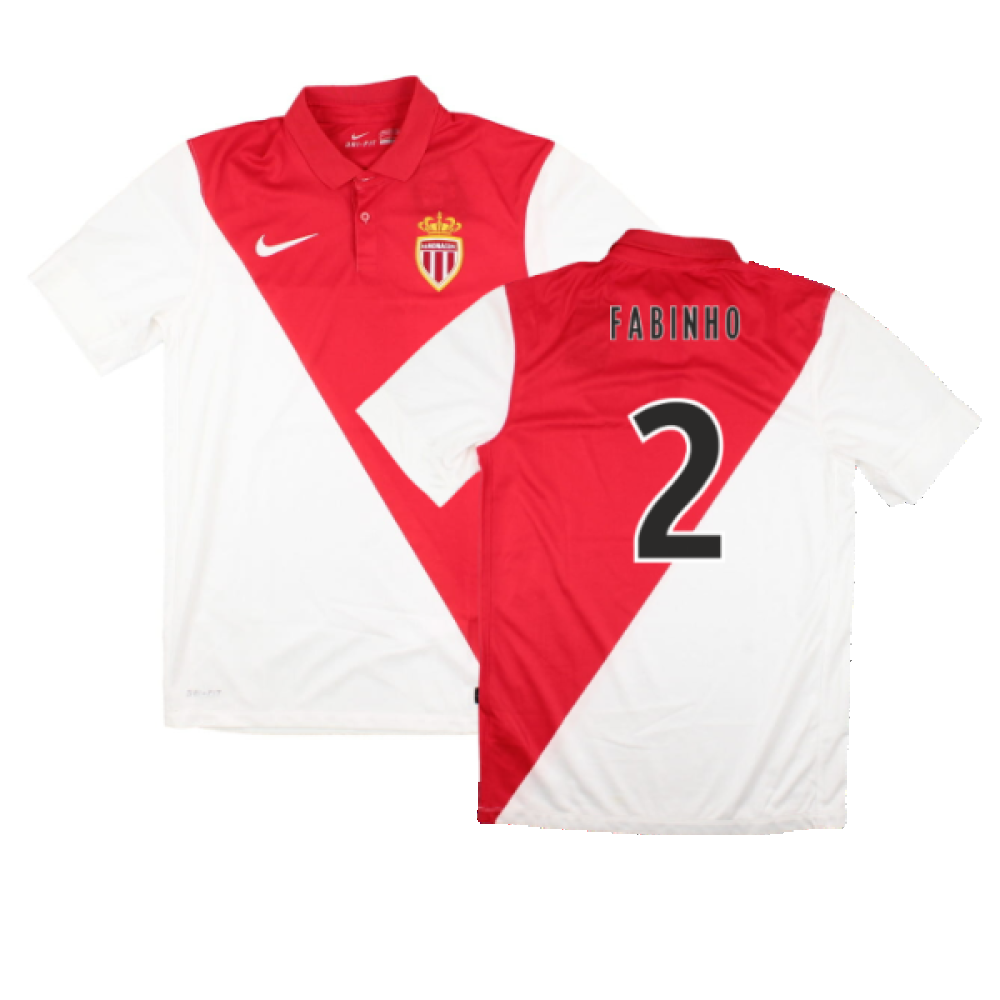 2014-2015 Monaco Home Shirt (Fabinho 2)