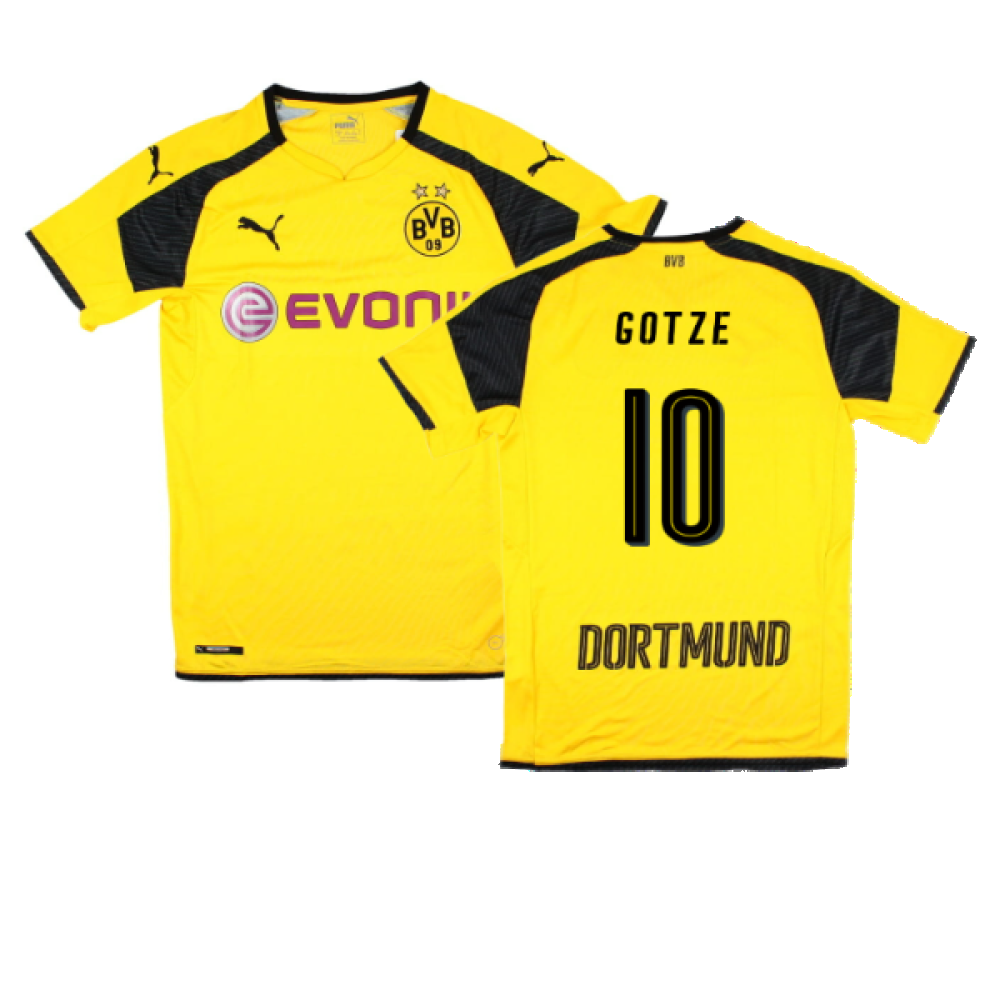 2016-2017 Borussia Dortmund International Home Shirt (Gotze 10)