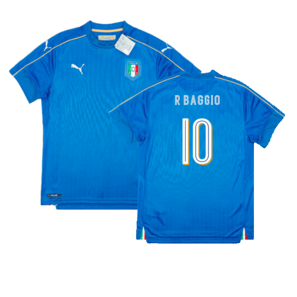 2016-2017 Italy Home Shirt (R.Baggio 10)