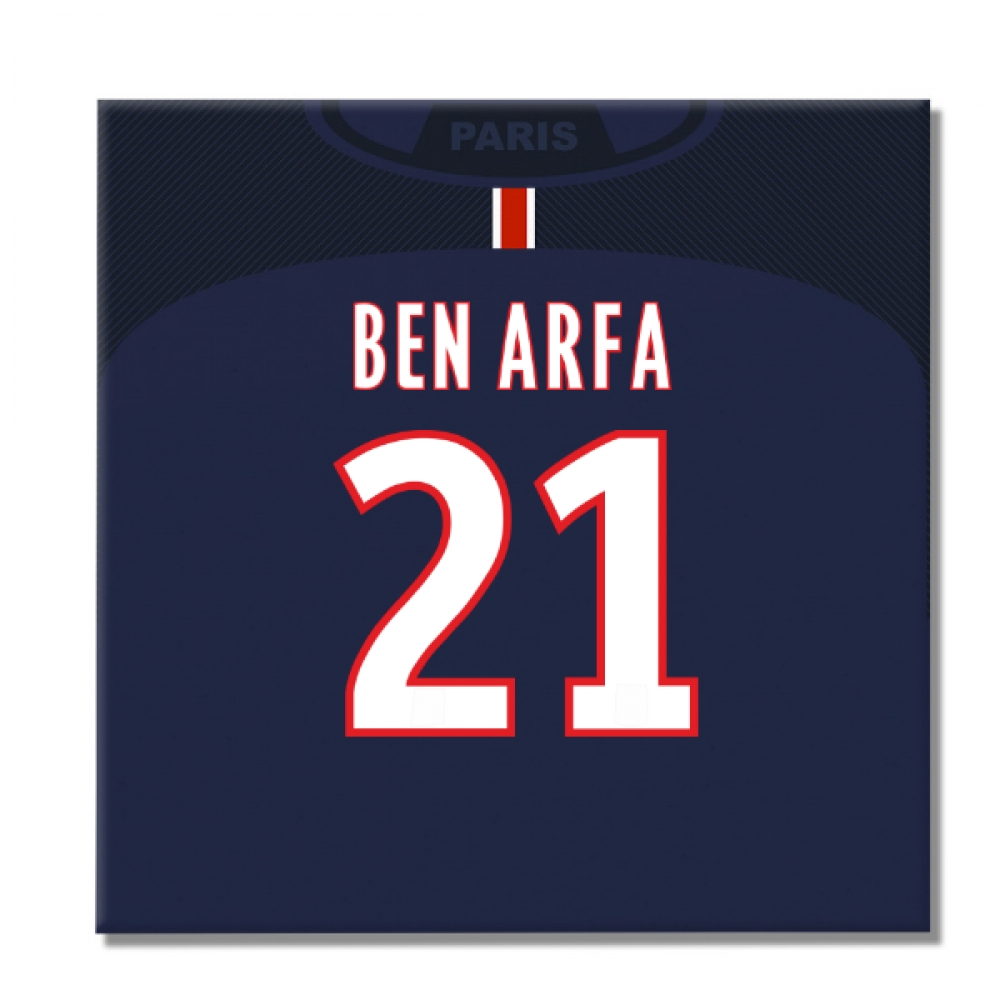 2016-2017 PSG Canvas Print (Ben Arfa 21)