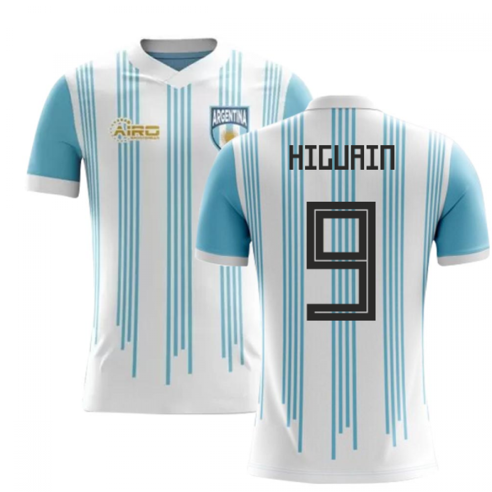 2024-2025 Argentina Home Concept Football Shirt (Higuain 9)