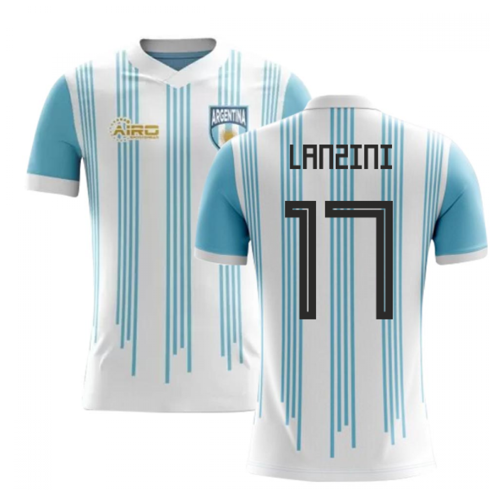 2024-2025 Argentina Home Concept Football Shirt (Lanzini 17)