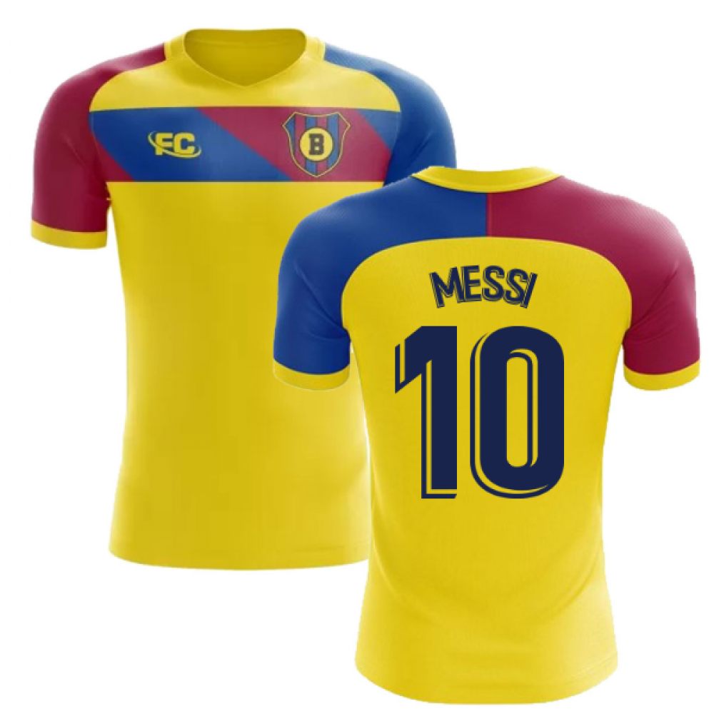 2018-2019 Barcelona Fans Culture Away Concept Shirt (Messi 10) - Little Boys