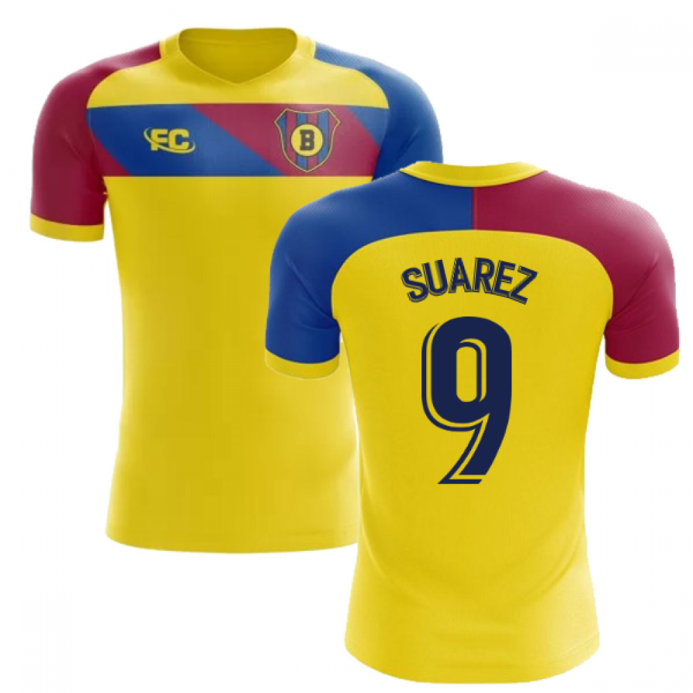 2018-2019 Barcelona Fans Culture Away Concept Shirt (Suarez 9) - Adult Long Sleeve