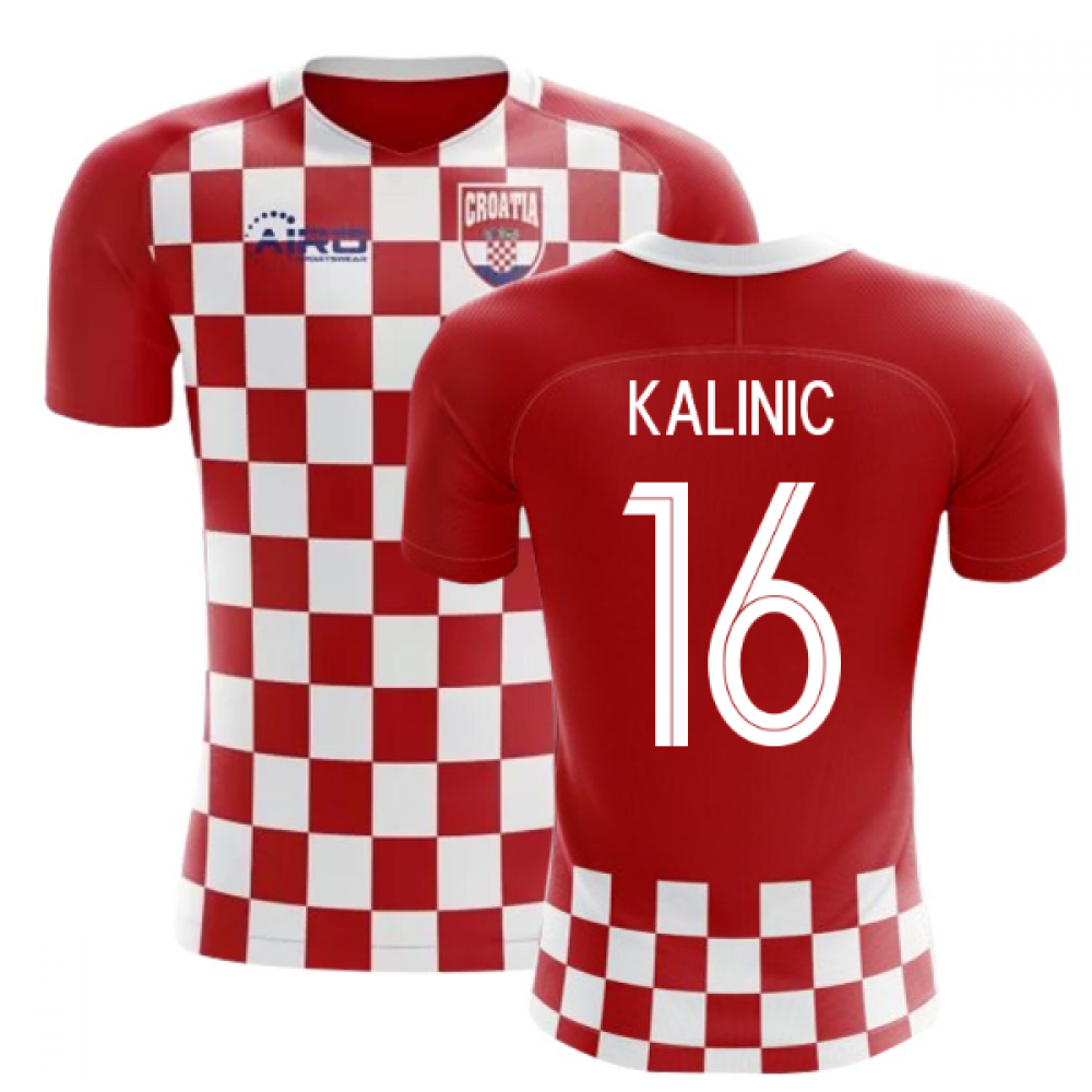 2024-2025 Croatia Flag Concept Football Shirt (Kalinic 16)