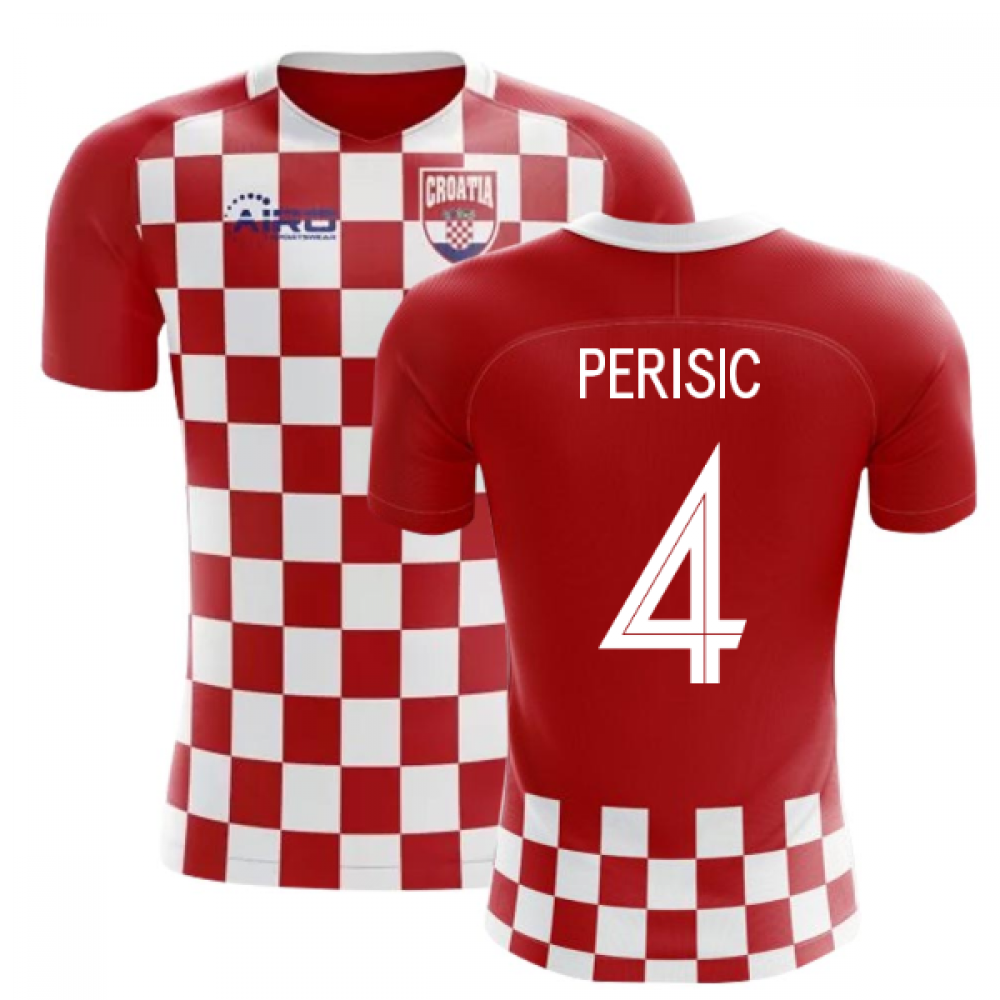 2024-2025 Croatia Flag Concept Football Shirt (Perisic 4)