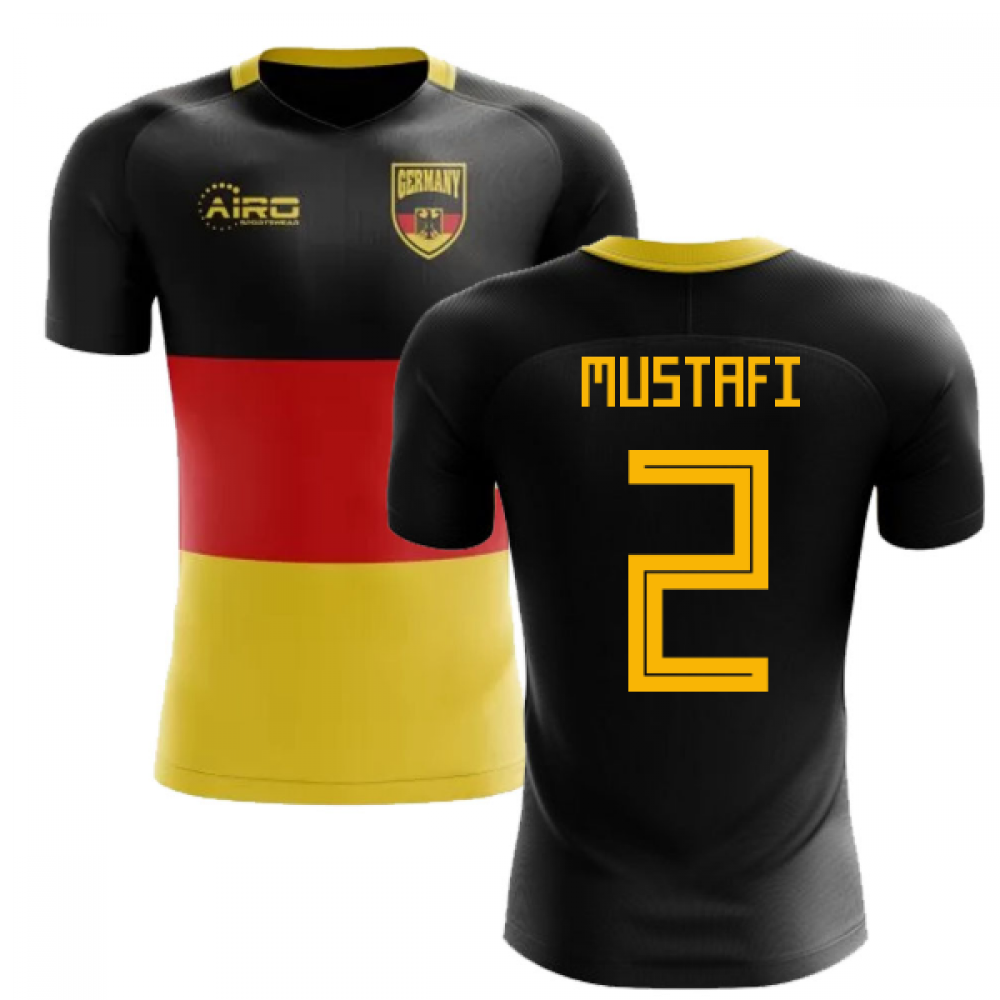 2024-2025 Germany Flag Concept Football Shirt (Mustafi 2)