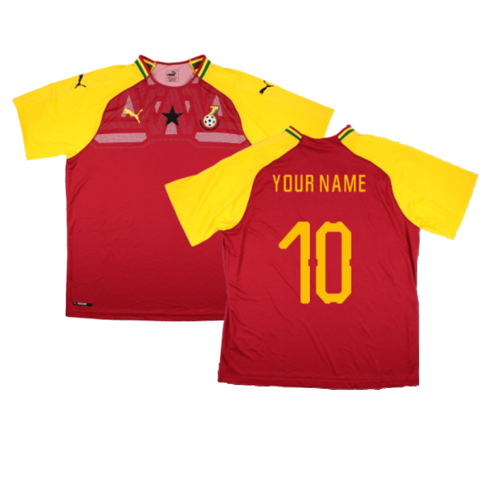 2018-2019 Ghana Home Shirt (Your Name)