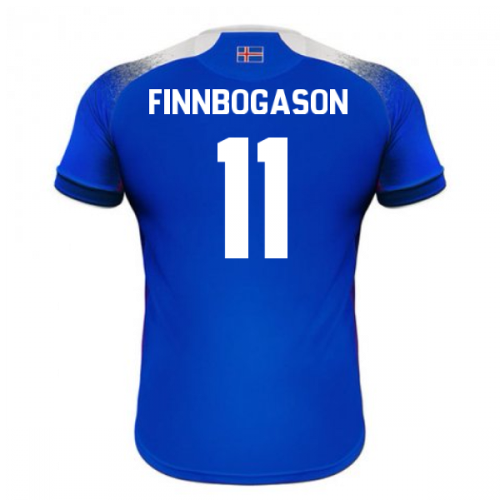 2018-2019 Iceland Home Errea Football Shirt (Finnbogason 11)