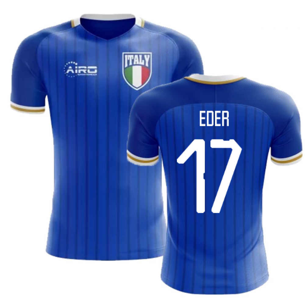 2024-2025 Italy Home Concept Football Shirt (Eder 17)