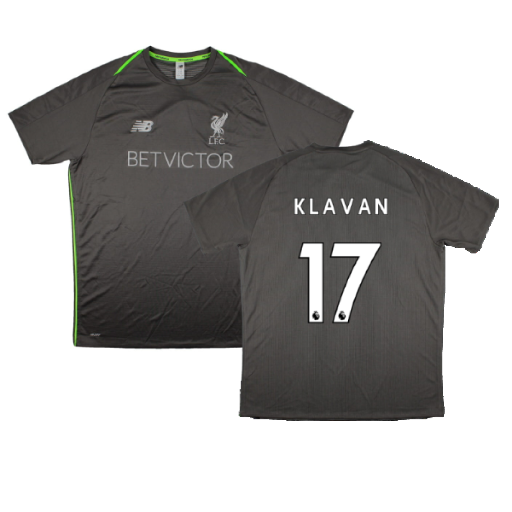 2018-2019 Liverpool Elite Training Jersey (Grey) (Klavan 17)