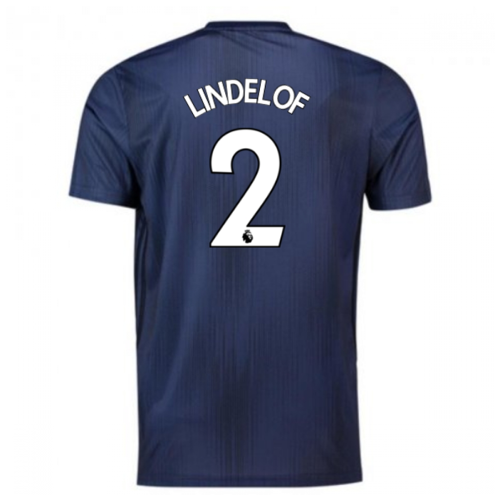 2018-2019 Man Utd Adidas Third Football Shirt (Lindelof 2)