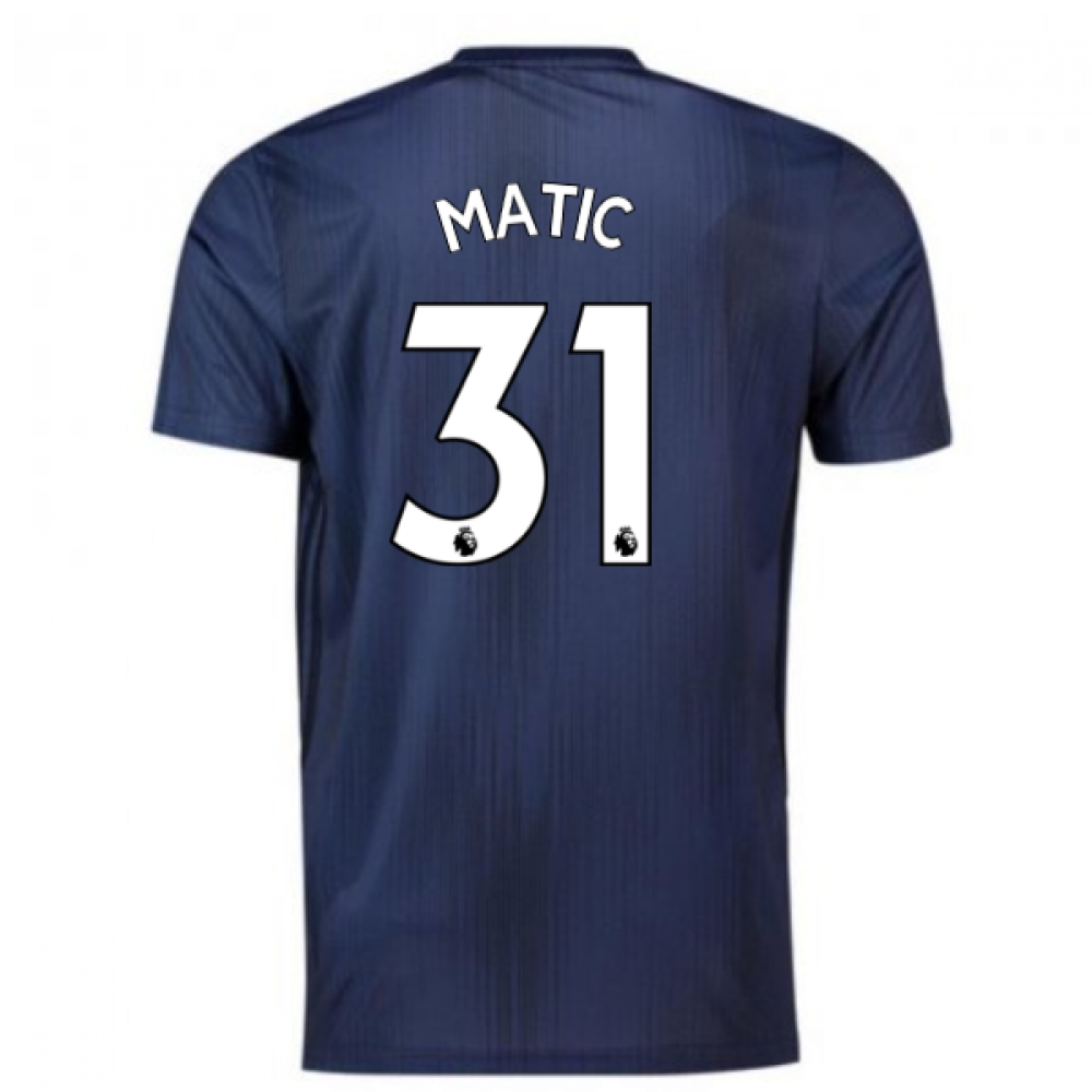 2018-2019 Man Utd Adidas Third Football Shirt (Matic 31)