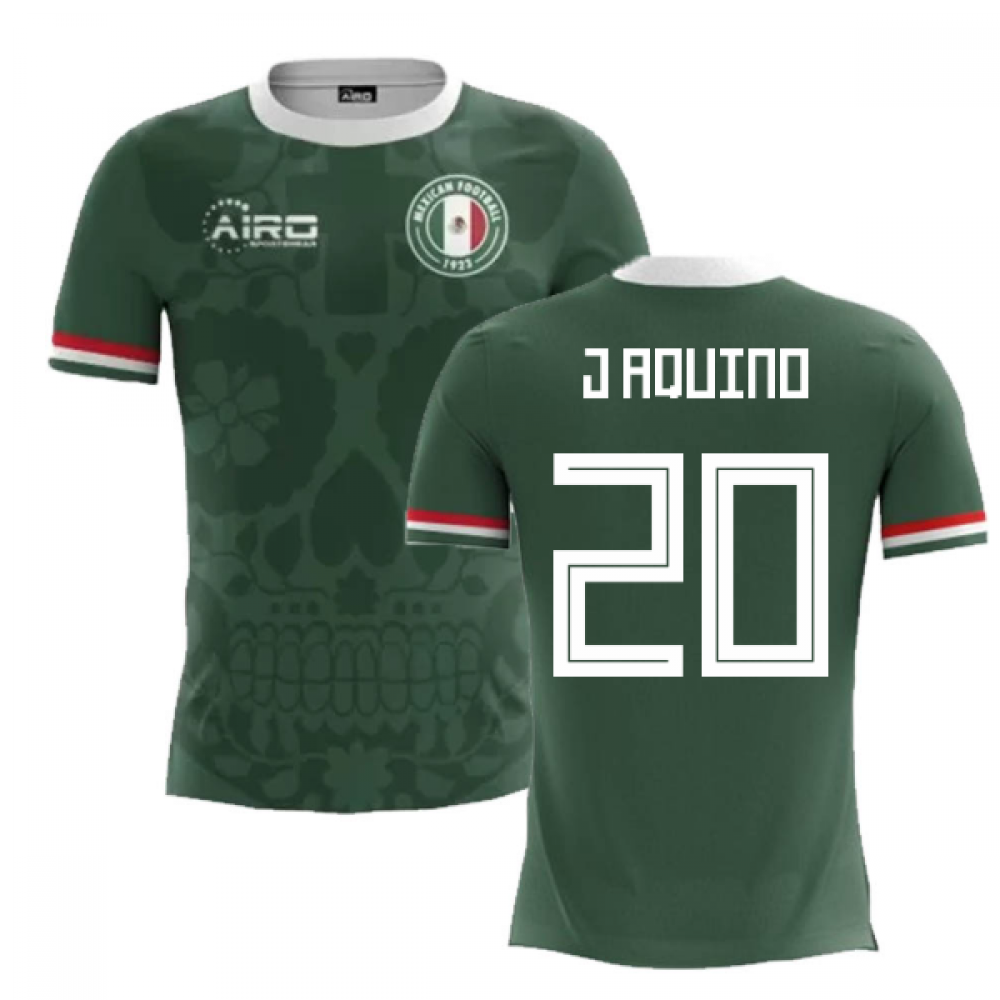 2024-2025 Mexico Home Concept Football Shirt (J Aquino 20)