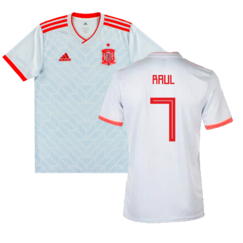 2018-2019 Spain Away Shirt (Raul 7)