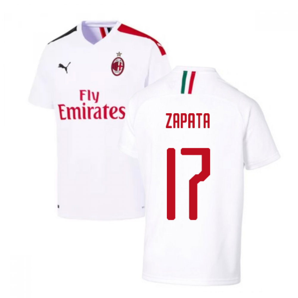 2019-2020 AC Milan Away Shirt (ZAPATA 17)