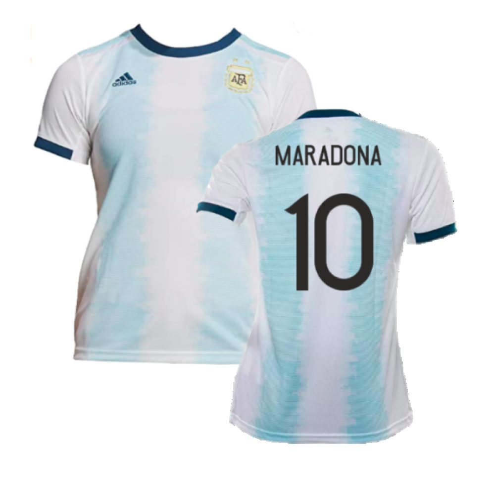 2019-2020 Argentina Home Shirt (Ladies) (Maradona 10)