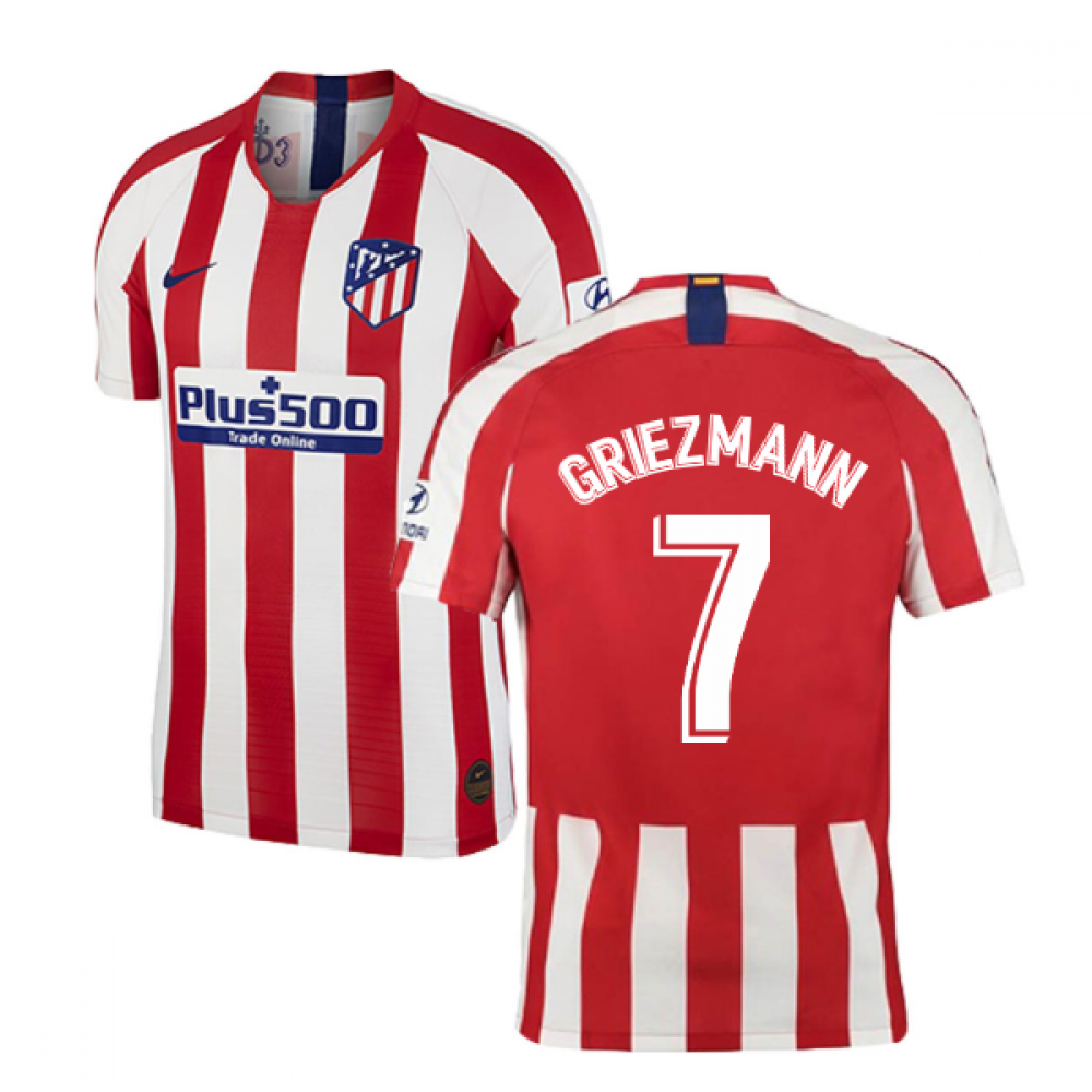 2019-2020 Atletico Madrid Vapor Match Home Shirt (GRIEZMANN 7)