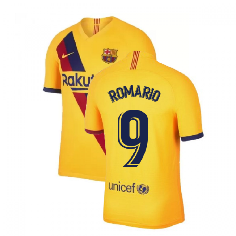 2019-2020 Barcelona Away Nike Shirt (Kids) (ROMARIO 9)