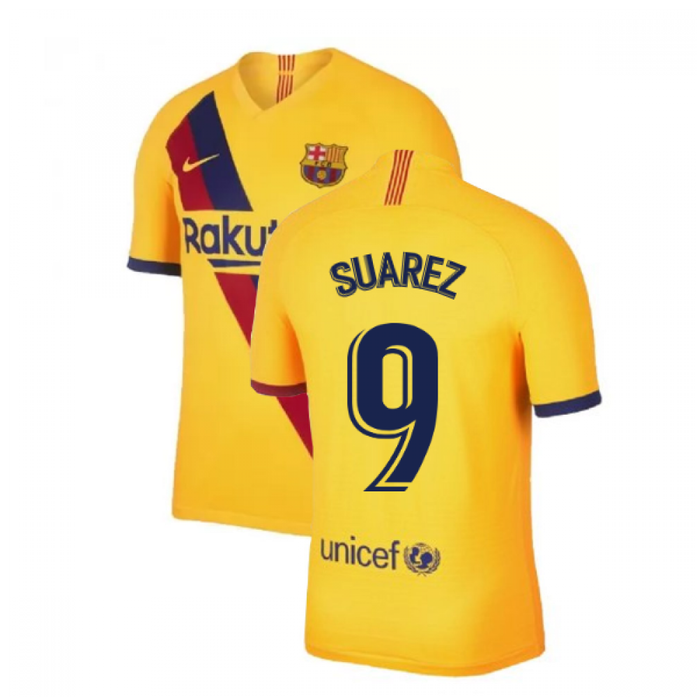 2019-2020 Barcelona Away Nike Shirt (Kids) (SUAREZ 9)