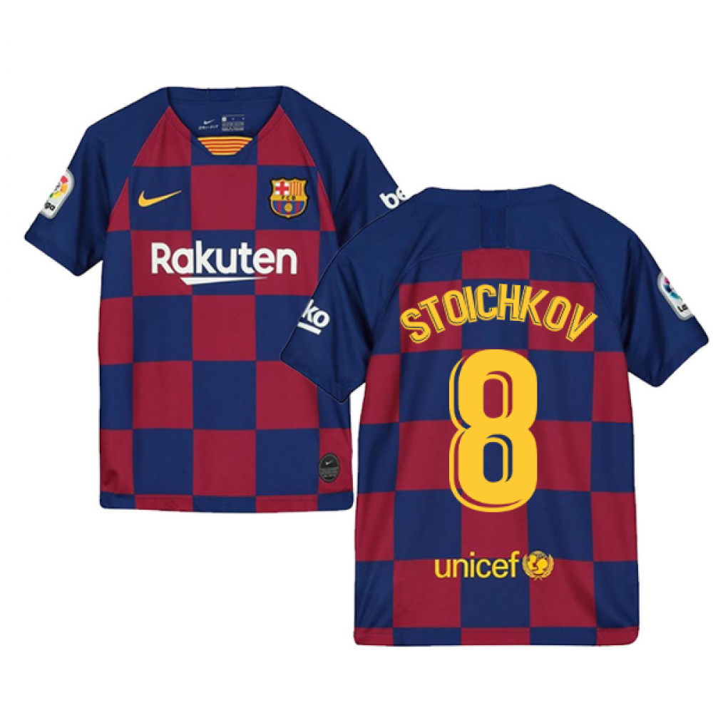 2019-2020 Barcelona Home Nike Shirt (Kids) (STOICHKOV 8)