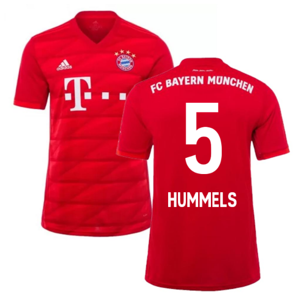 2019-2020 Bayern Munich Adidas Home Football Shirt (HUMMELS 5)