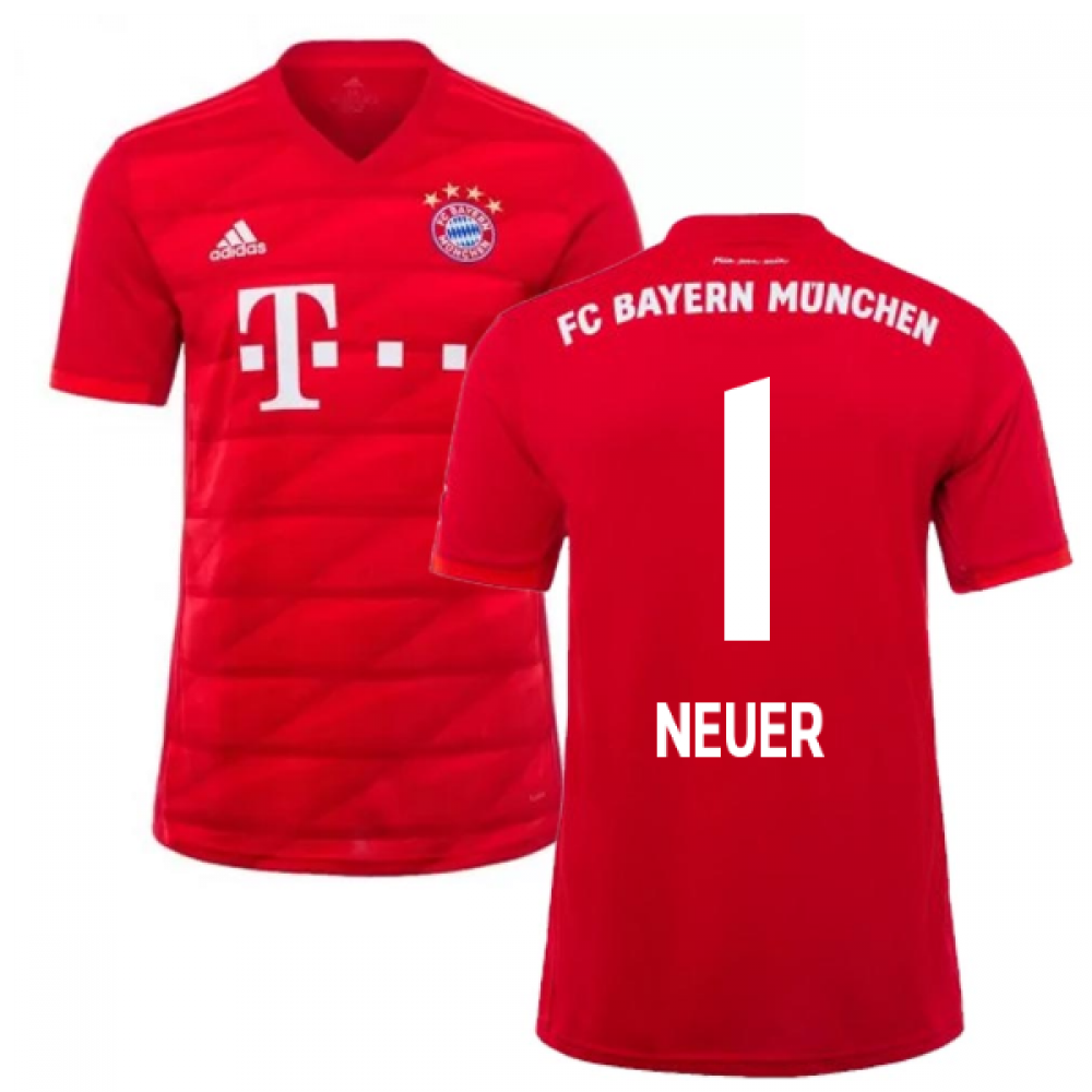 2019-2020 Bayern Munich Adidas Home Football Shirt (NEUER 1)