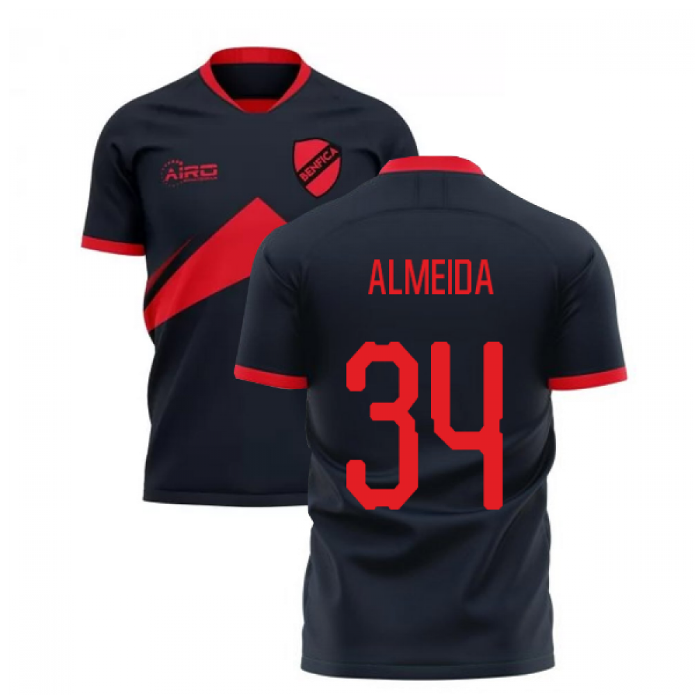 2024-2025 Benfica Away Concept Football Shirt (Almeida 34)