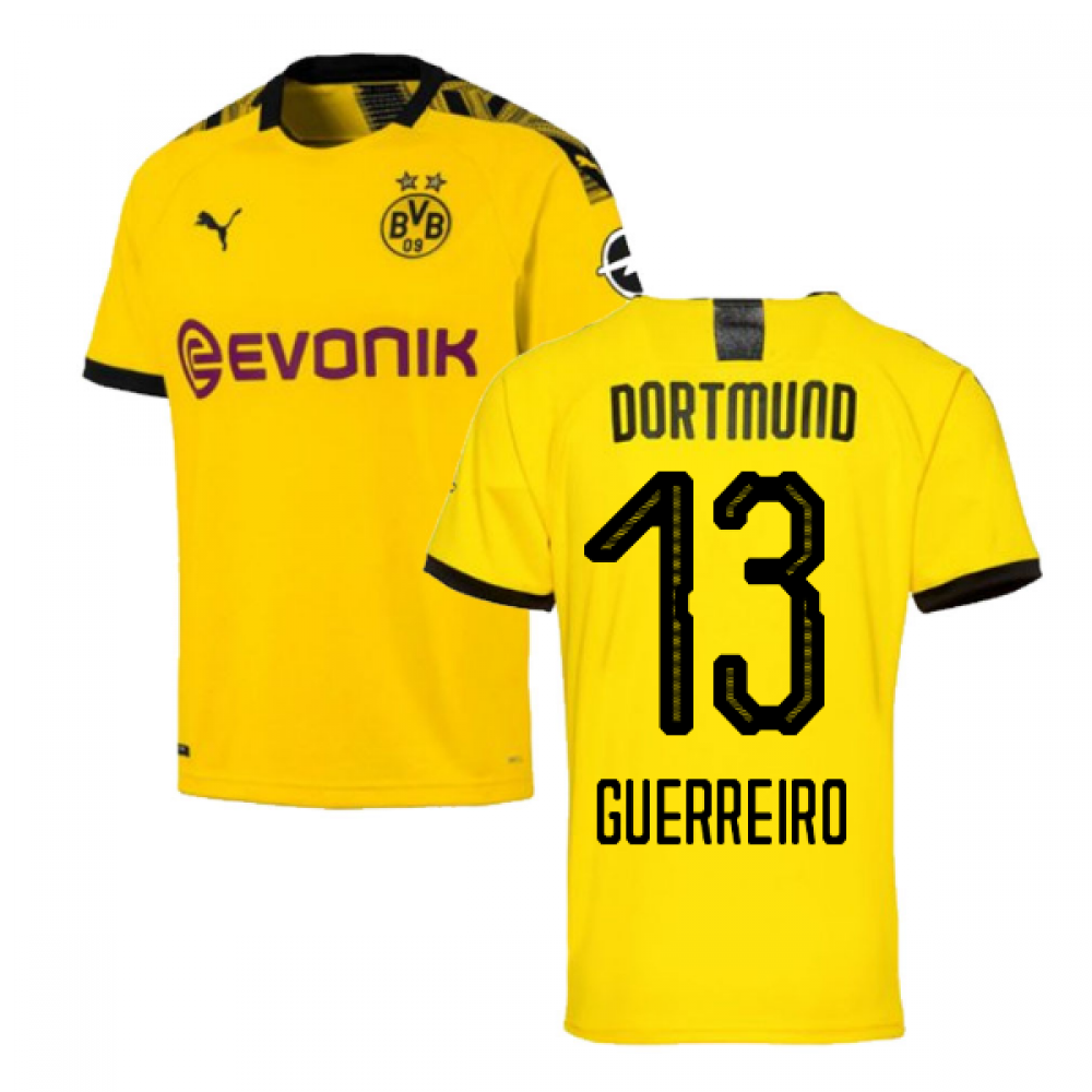 2019-2020 Borussia Dortmund Home Puma Shirt (Kids) (GUERREIRO 13)