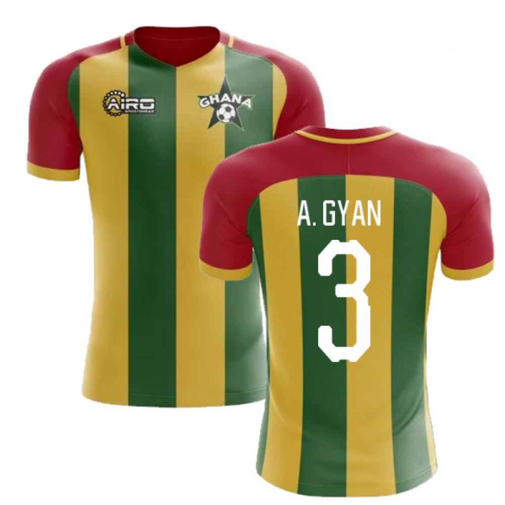 2024-2025 Ghana Home Concept Football Shirt (A. Gyan 3)