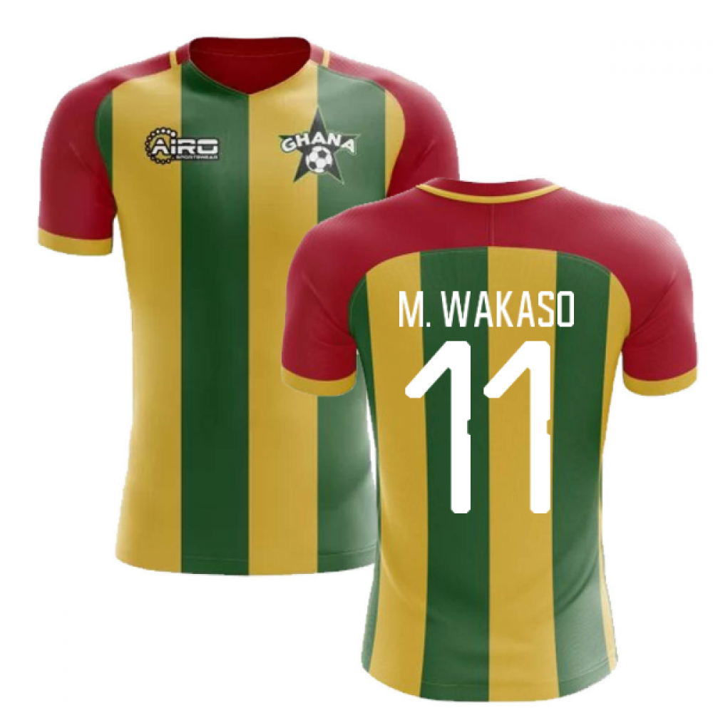 2024-2025 Ghana Home Concept Football Shirt (M. Wakaso 11)